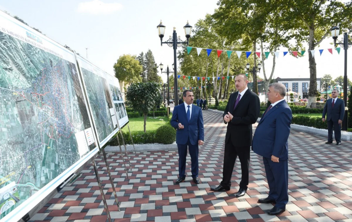 ​Göyçay şəhərinə təmiz içməli suyun verilməsinə başlanılıb