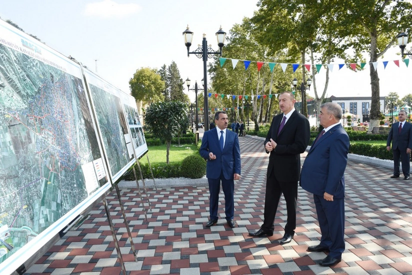 ​Göyçay şəhərinə təmiz içməli suyun verilməsinə başlanılıb