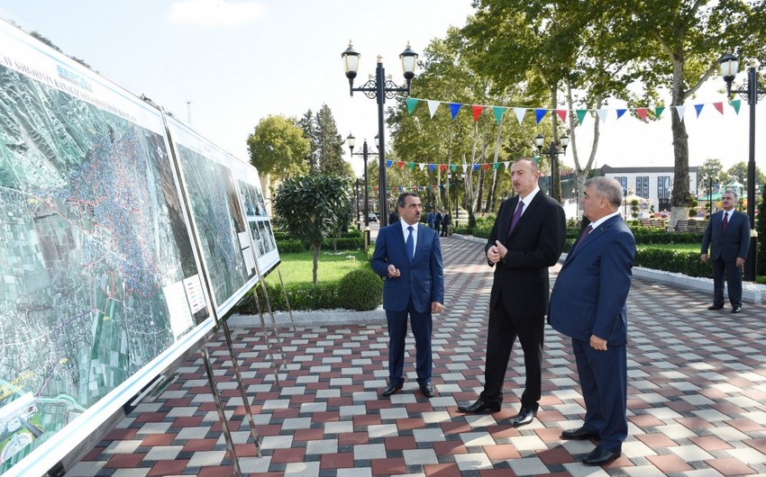 ​Göyçay şəhərinə təmiz içməli suyun verilməsinə başlanılıb