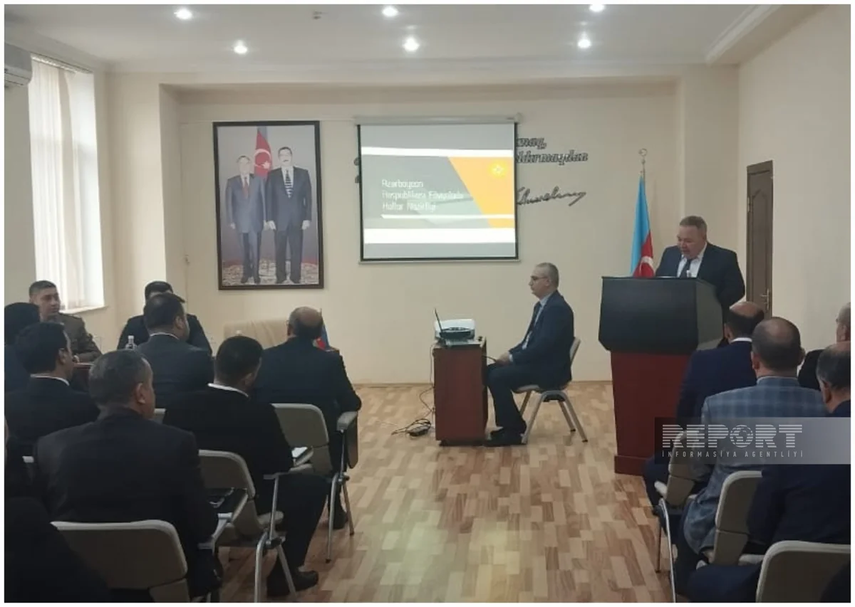 Xaçmazda texniki təhlükəsizliklə bağlı seminar-müşavirə keçirilib