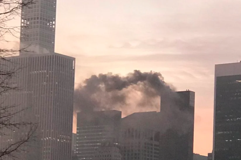 Trump Towerdə yanğın zamanı 2 nəfər xəsarət alıb - YENİLƏNİB - VİDEO