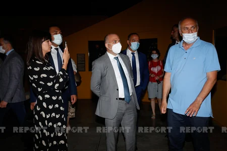 Anar Kərimov Bolnisi muzeyi və Marneuli Çay Evini ziyarət edib