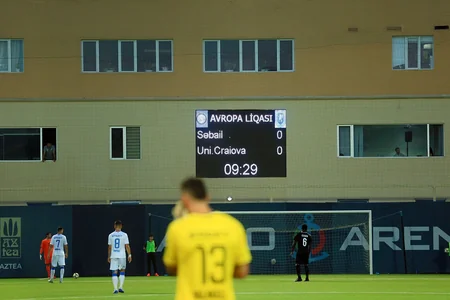 Səbail futbol komandası avrokubokda debüt edib - FOTOREPORTAJ