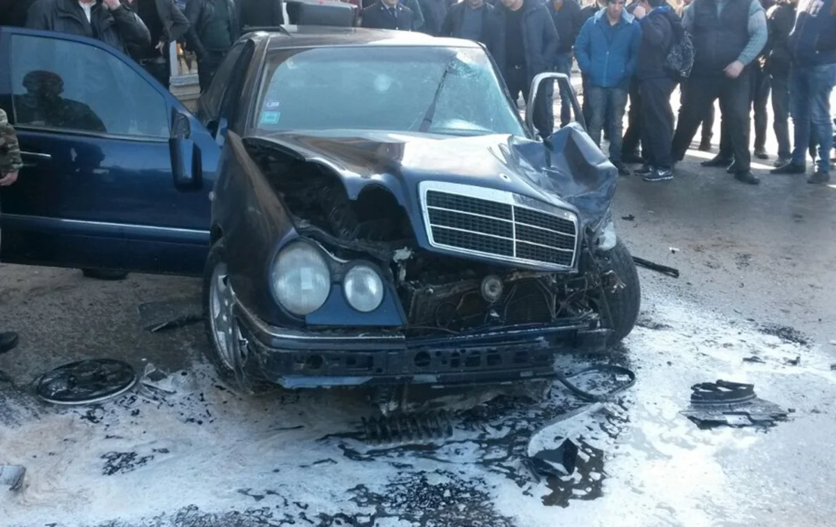Bakıda qəza törədən sürücü infarkt keçirərək ölüb