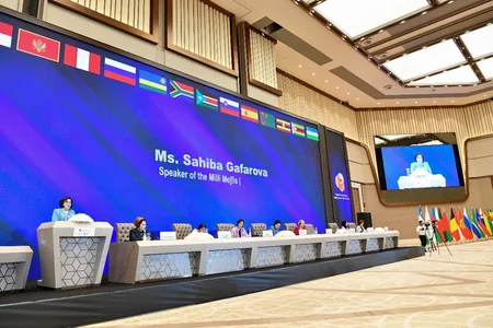 Sahibə Qafarova qadın parlament sədrlərini minalarla bağlı məsələyə diqqət yetirməyə çağırıb