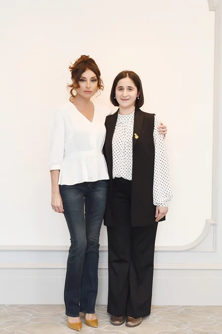 First VP Mehriban Aliyeva meets with young inventors