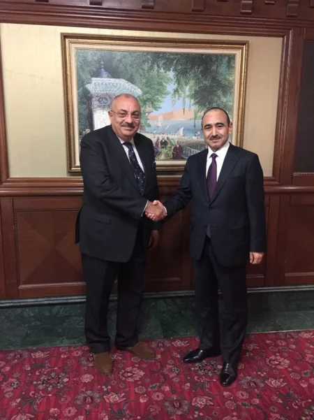 Əli Həsənov Türkiyə baş nazirinin müavinləri ilə görüşüb