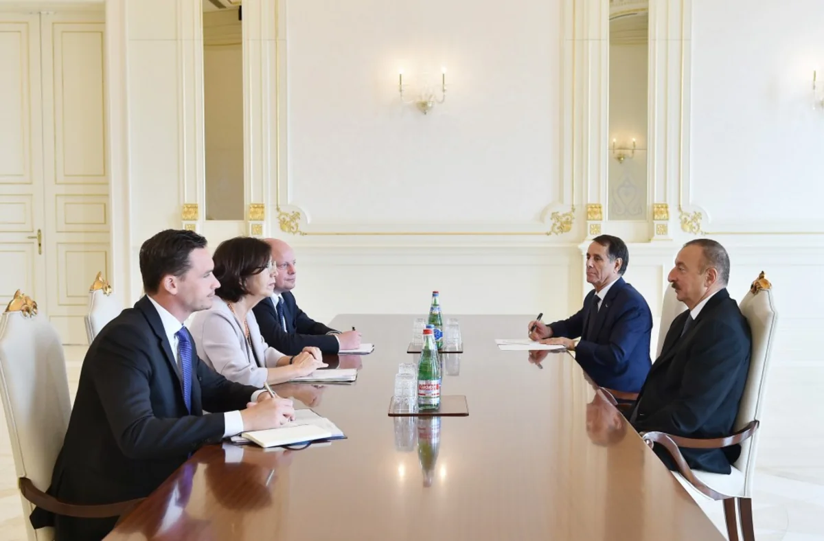 Президент Ильхам Алиев принял председателя Парламентской Ассамблеи ОБСЕ