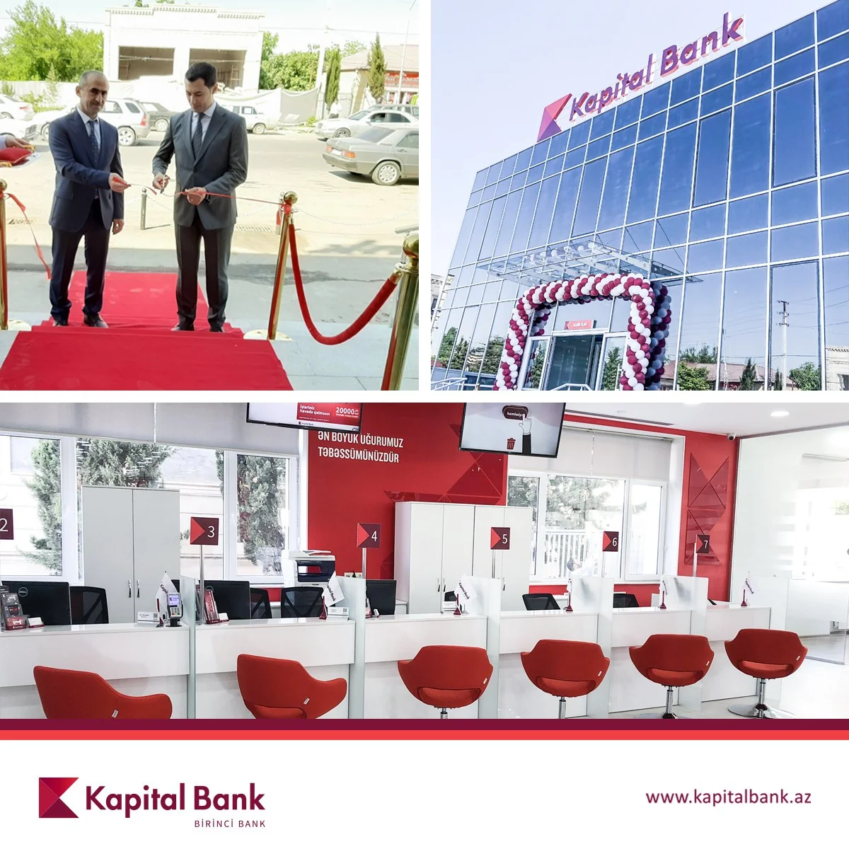 “Kapital Bank” yenilənən Ağdam filialını istifadəyə verib