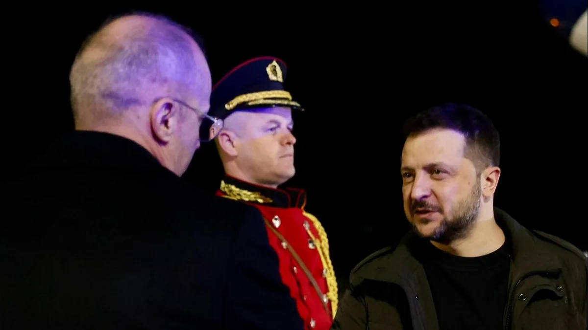 Zelenski Albaniyada səfərdədir