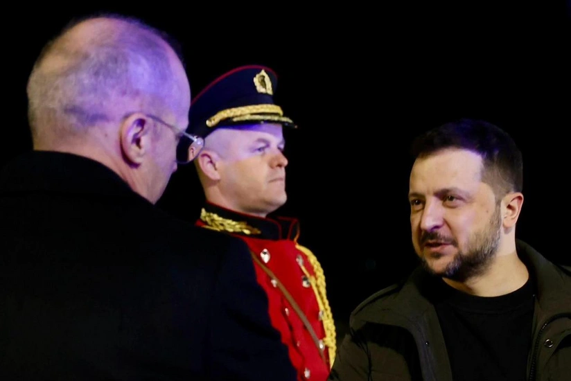 Zelenskyy arrives in Albania ahead of security conference