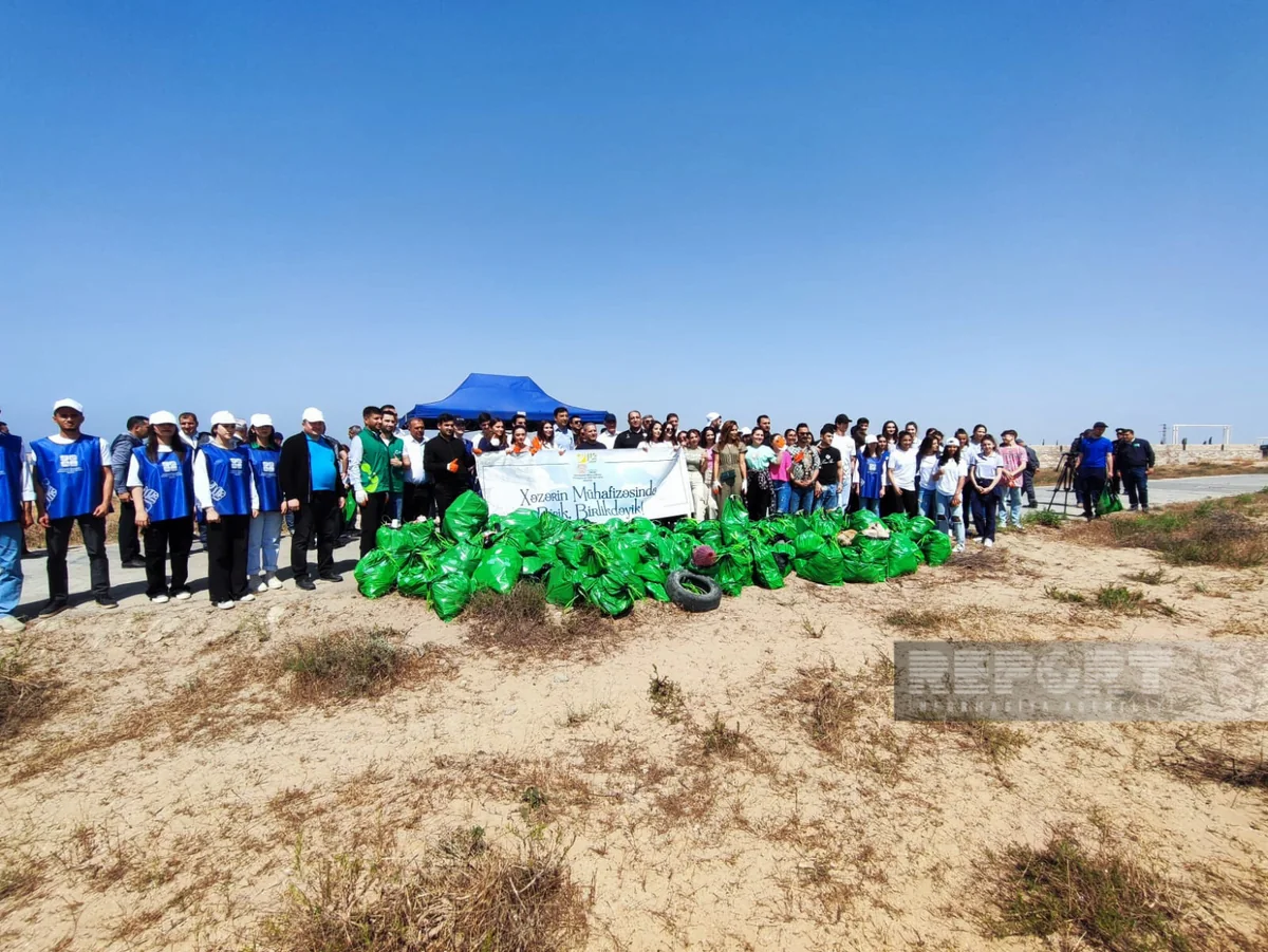 Xəzərin Zirə sahili zolağı tullantılardan təmizlənib