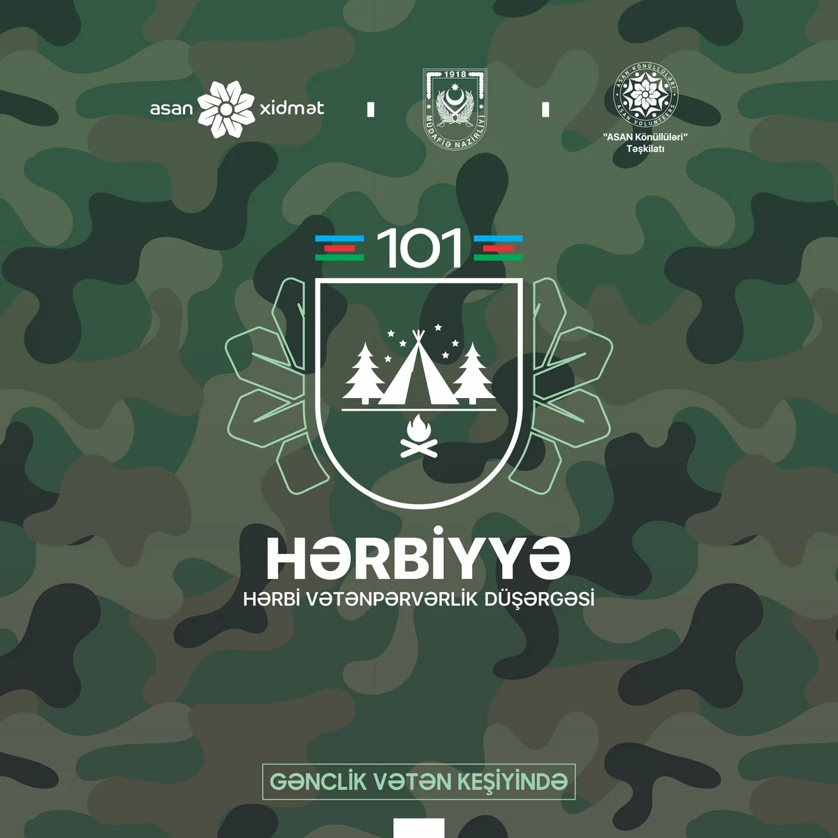 “Hərbiyyə-101” hərbi vətənpərvərlik düşərgəsinə start verilir