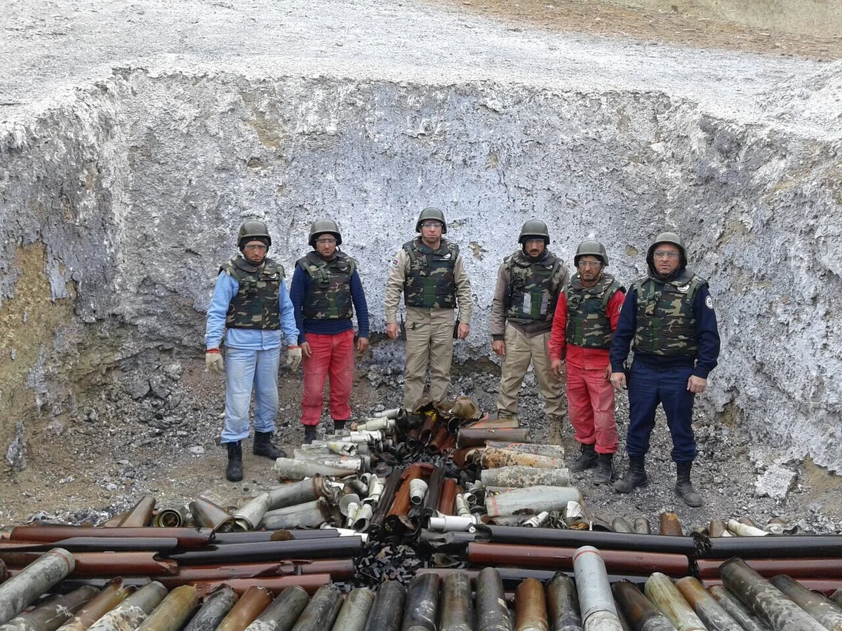 Xızıda 131 ədəd partlamamış hərbi sursat aşkar edilib