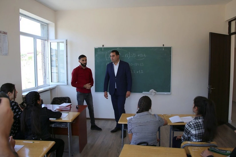 В Грузии отремонтирована азербайджаноязычная школа