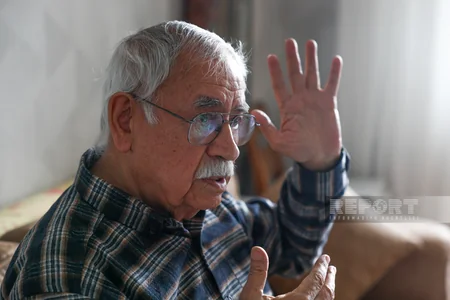 84 yaşlı Aydın Kazımzadə: İnsan atadan-anadan yox, həyat yoldaşı dünyadan köçəndə yetim qalır - MÜSAHİBƏ