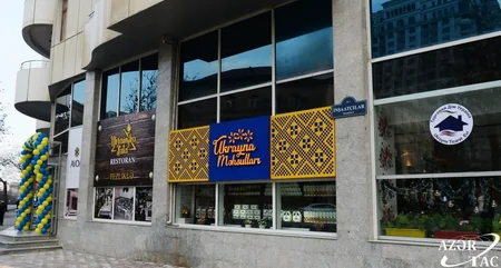 Bakıda “Ukrayna Məhsulları” ticarət şəbəkəsinin mərkəzi mağazası açılıb