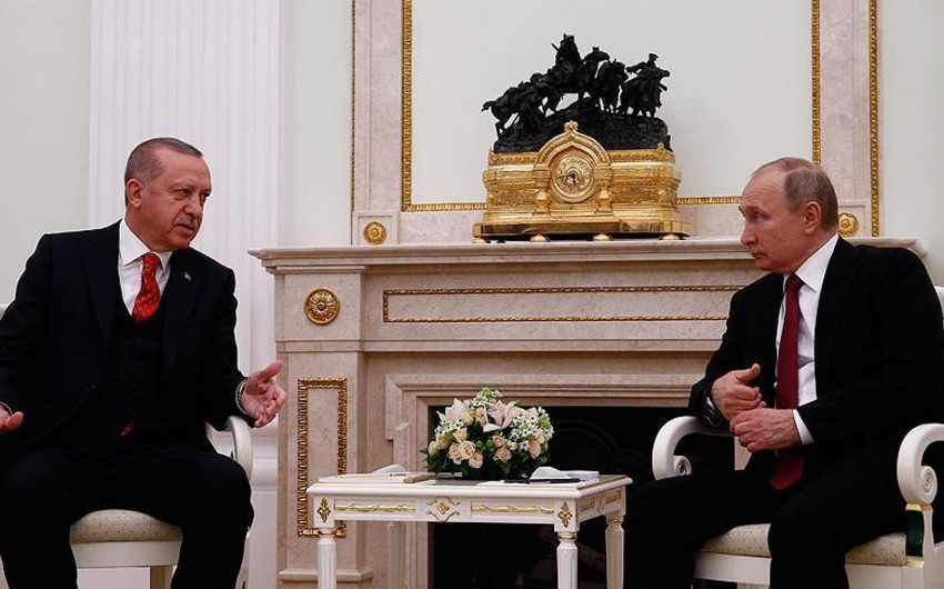 Moskvada Ərdoğanla Putin arasında görüş keçirilir