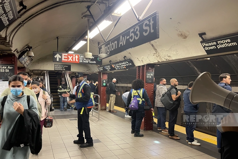 Nyu-York metrosunda təhlükəsizlik ən yüksək səviyyəyə çatdırılıb