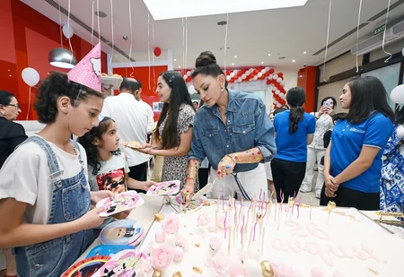 First Vice-President Mehriban Aliyeva attends celebration organized for children by Heydar Aliyev Foundation