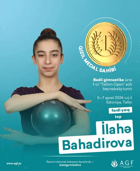 Azərbaycanın bədii gimnastları Estoniyada qızıl medallar qazanıblar