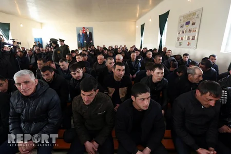 Исполнение распоряжения о помиловании подошло к концу  - ФОТОРЕПОРТАЖ