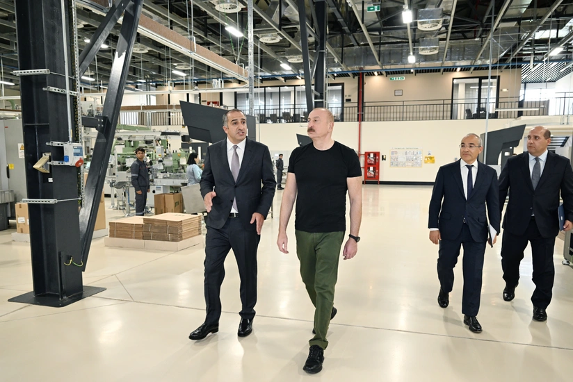 President Ilham Aliyev attends opening of tobacco products manufacturing facility at Aghdam Industrial Park
