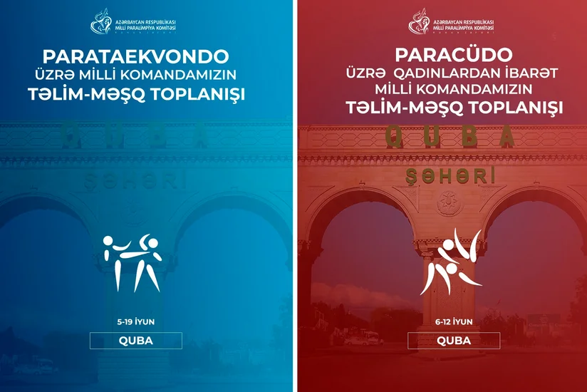 Azərbaycan parataekvondoçuları və paracüdoçuları təlim-məşq toplanışına start verib