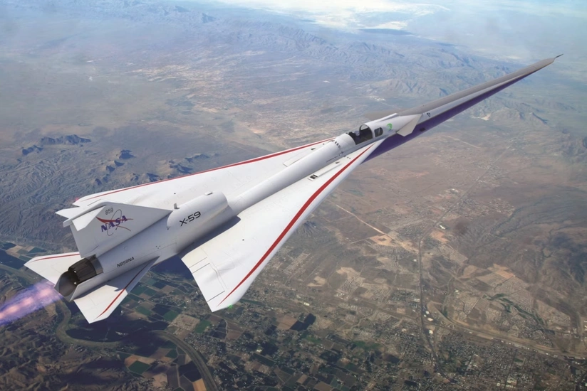 NASA, Lockheed Martin reveal X-59 quiet supersonic aircraft