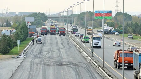 Bakı-Quba yolunun 16-30-cu km-lik hissəsində təmir yekunlaşmaq üzrədir