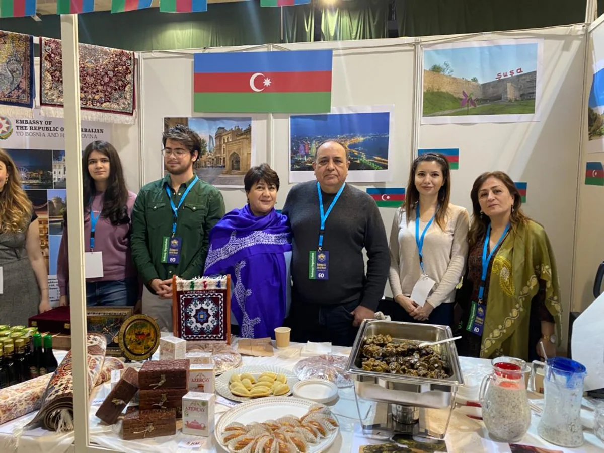 На Дипломатическом благотворительном базаре в Сараево представлен уголок Азербайджана