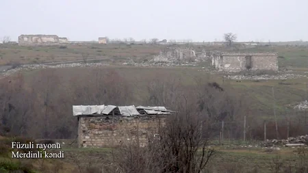 Footage from Merdinli village of Fuzuli
