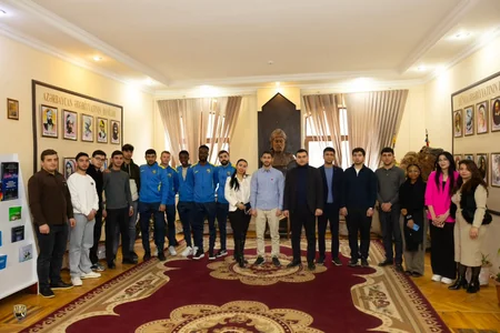Kəpəzin futbolçuları Azərbaycan Dövlət Aqrar Universitetinin tələbələri ilə görüşüblər