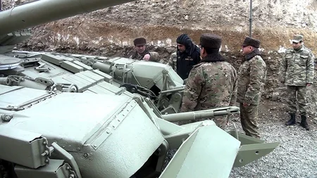 Defense Minister takes part in opening of tank military unit in frontline zone - VIDEO
