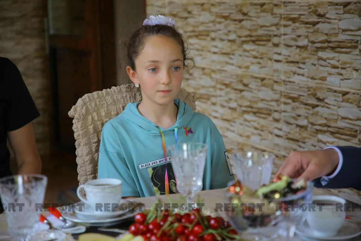 Azərbaycan Ordusuna dəstək olan 10 yaşlı gürcüstanlı soydaşımız - VİDEOREPORTAJ