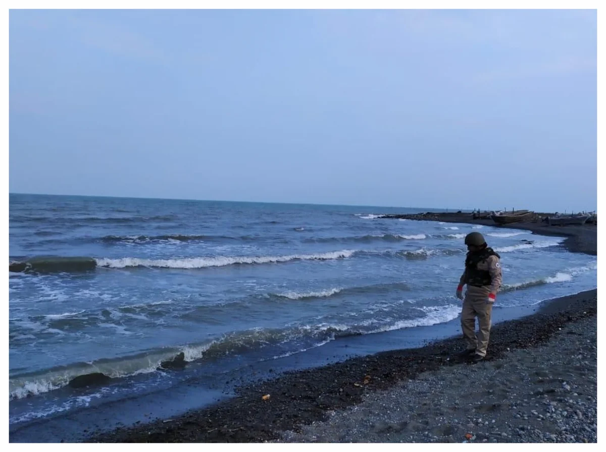 Lənkəranda çimərlikdə mina aşkarlanıb