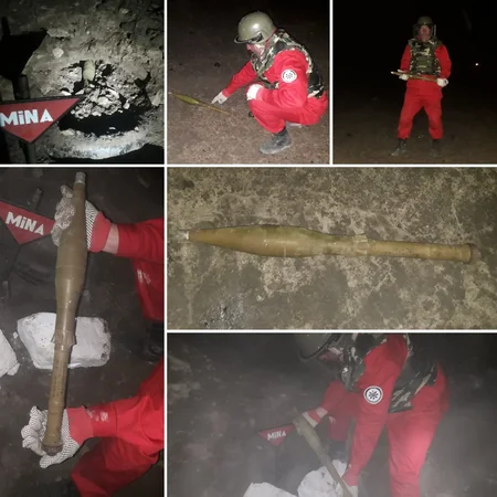 Qazax rayonunda tank əleyhinə raket aşkarlanıb