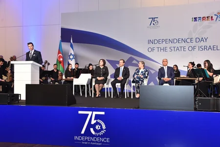 Bakıda İsrailin Müstəqillik Günü münasibətilə rəsmi qəbul təşkil olunub