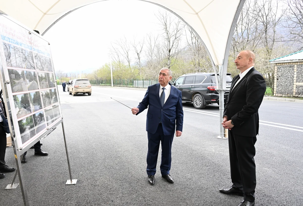 Prezident Böyük Pirəli-Kiçik Pirəli-Xırxatala-Cığatelli-Həmzəli avtomobil yolunun açılışında iştirak edib - YENİLƏNİB