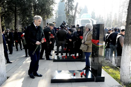 Kürdəmir, Ağsu, Zərdab və Göyçay rayonlarında 20 Yanvar şəhidləri anılıb
