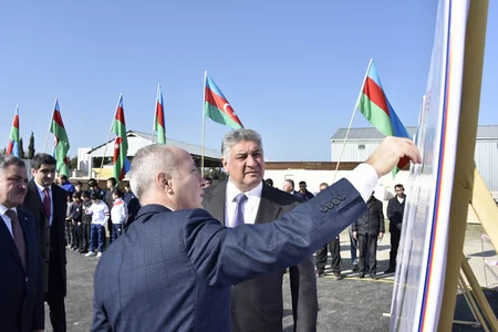 Tərtərdə yeni Olimpiya İdman Kompleksinin təməli qoyulub