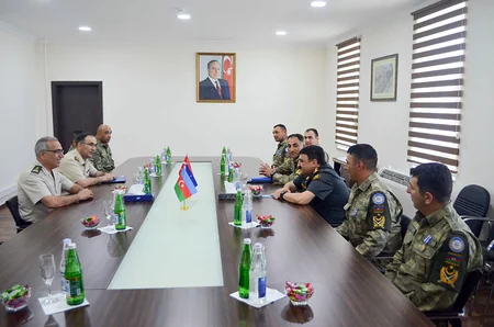 NATO representative met with Azerbaijani peacekeepers