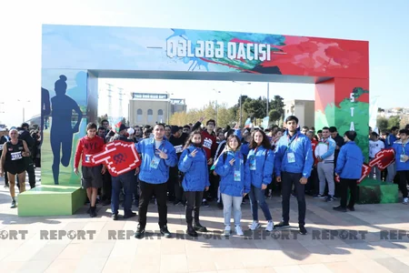 Bakıda qələbə qaçışı təşkil edilib