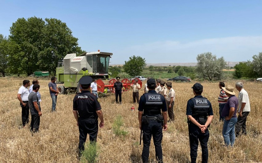 Şəmkirdə sakinlərlə yanğın təhlükəsizliyi ilə bağlı görüş keçirilib
