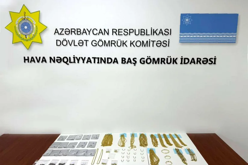 İstanbul-Bakı aviareysi ilə gələn Azərbaycan vətəndaşından 682 qram qızıl aşkarlanıb