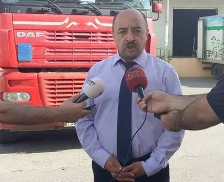 Palsüd məhsullarının yükləndiyi ilk maşın karvanı Gürcüstana yola salınıb - FOTO