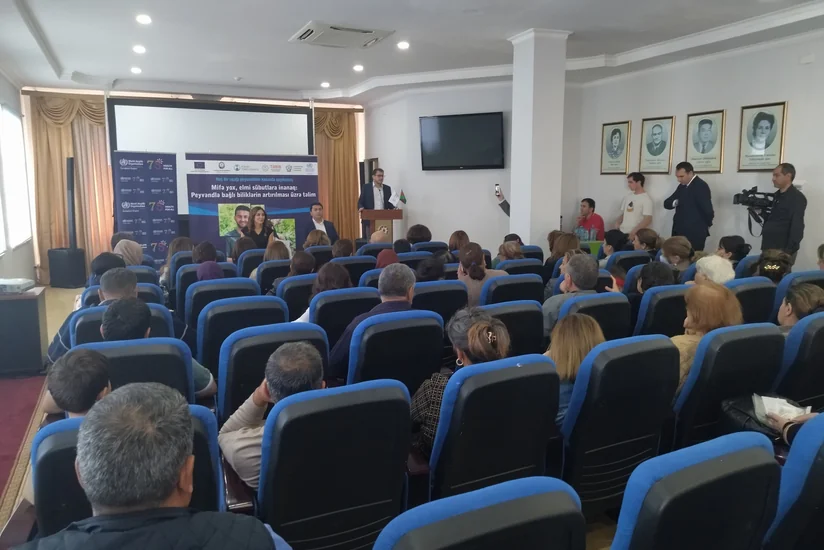 Avropa İttifaqının dəstəyi ilə Şirvanda peyvəndlənmə ilə bağlı təlim keçirilib