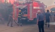В Джалилабаде горит дом торжеств