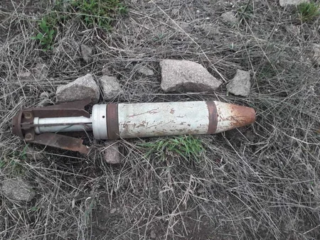 Ağstafada 3 ədəd top mərmisi tapılıb