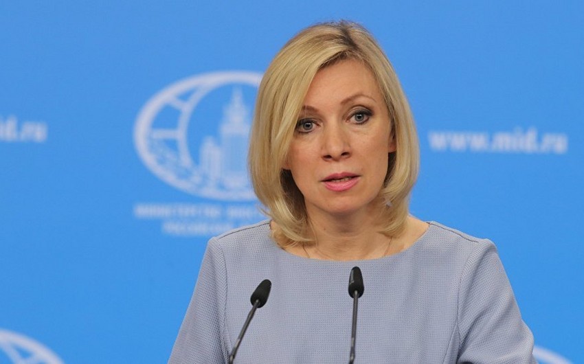 Mariya Zaxarova: Azərbaycanla Ermənistanın bir-biri ilə əlaqələrini inkişaf etdirməsini istəyirik